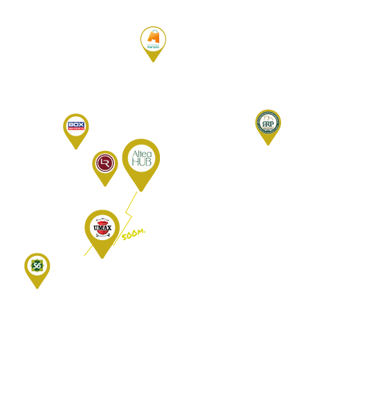 Mapa de ubicación de Altea Hub