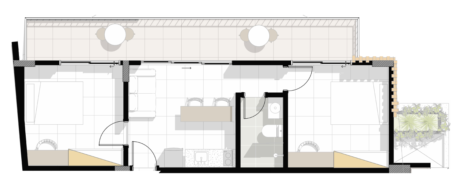 2 Habitaciones